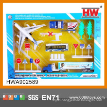 Hot Sale Free Wheel Die-cast Toy Airport Play Set